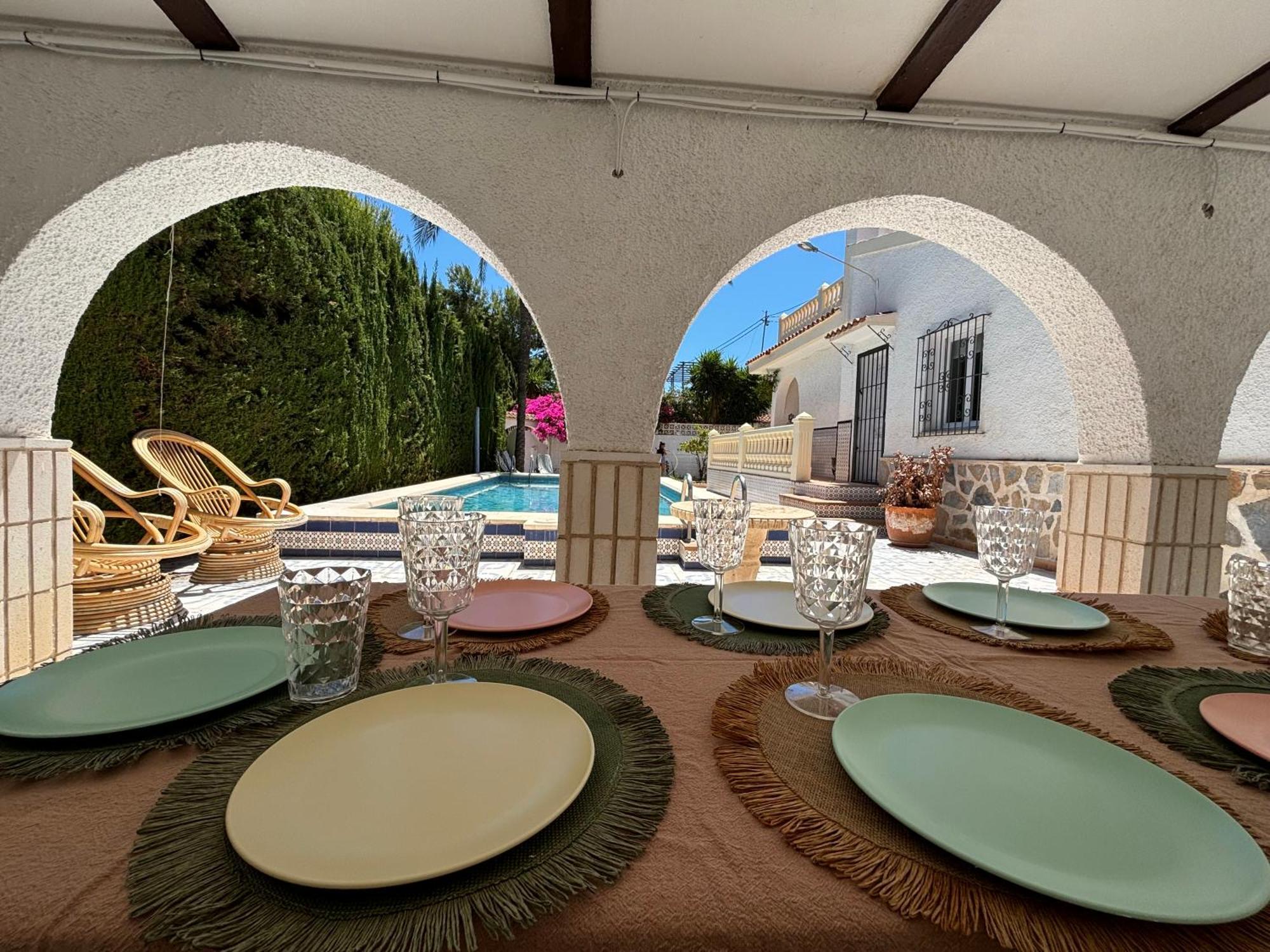 Villa Con Piscina A 5 Min A Pie De La Playa Y Pau5 Ел Кампело Екстериор снимка